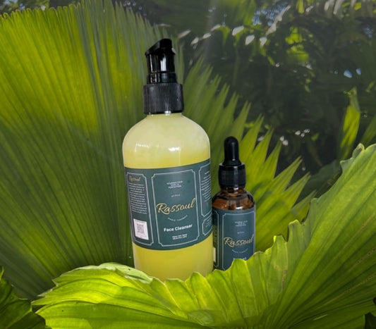 Rassoul Turmeric Face Cleanser and  turmeric Face oil